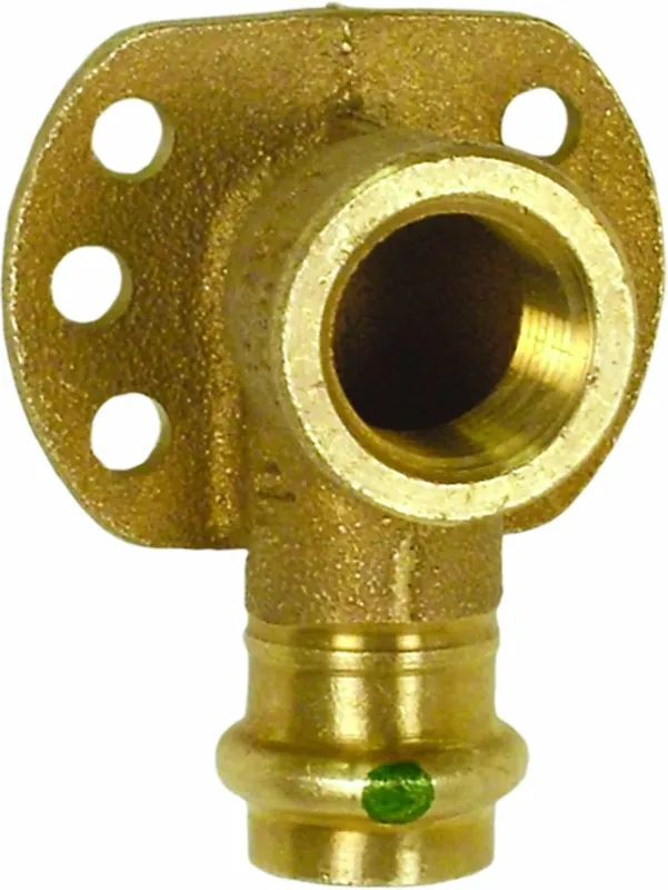 Viega 79190 ProPress Zero Lead Bronze 90-Degree Elbow Drop Ear 1/2 Inch x 1/2 Inch Affordable
