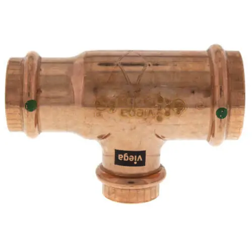 Discount Viega 15513 ProPress Copper Tee 2 x 1-1/2 x 3/4 Inch