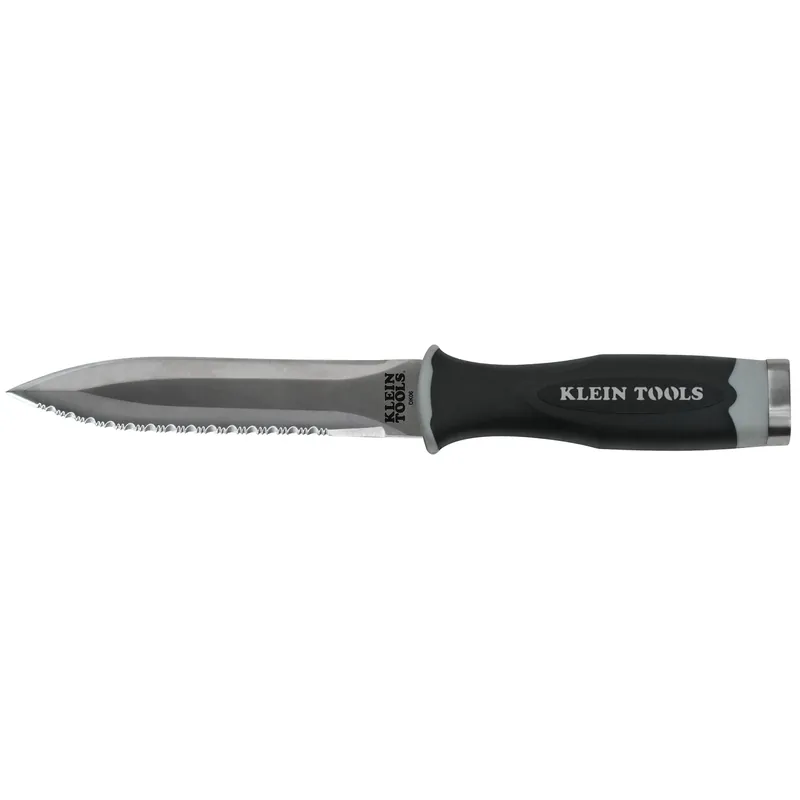 Cheap Klein Tools PPTRA24V75A Duct Knife, Serrated, SS, 10.78 in