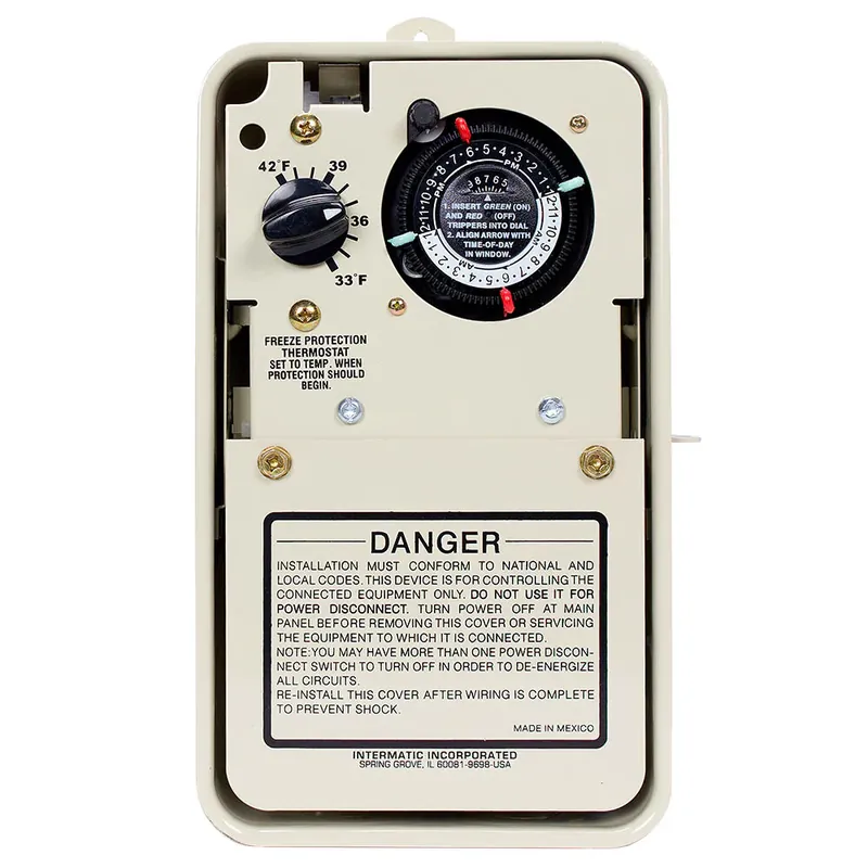 Intermatic PF1102T Timer Mechanism Installation Timer with Thermostat New Release