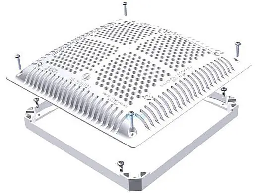Bargain Hayward WGX1032BHF2 12 x 12 High Flow Grate with Inner Frame