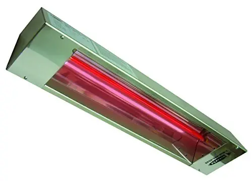 TPI RPH-208-A Series RPH Outdoor Rated Stainless Steel Electric Infrared Heater, 1600W, 7.7Amps Hassle-Free Returns