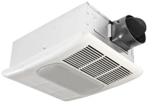 Delta Breez RAD80L Radiance 80 CFM Exhaust Bath Fan with Light and Heater Buy Online