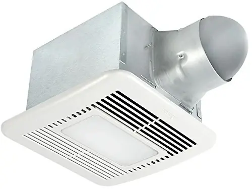 One Day Deal Delta Breez SIG80-110HLED 80/110 CFM Exhaust Fan Dimmable LED Light Night-Light Humidity Sensor