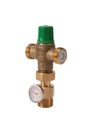 Taco 5120-2-G Series 5120-2 Mixing Valve Body with Gauge Fresh Stock