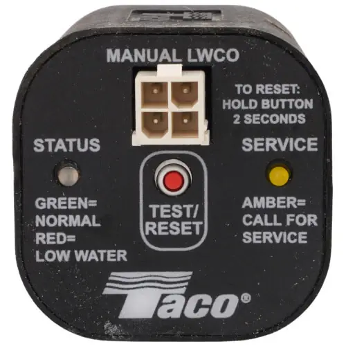 Professional Grade Taco LTRM0243L-1 Electronic Auto Reset Low Water Cut-Off 24V