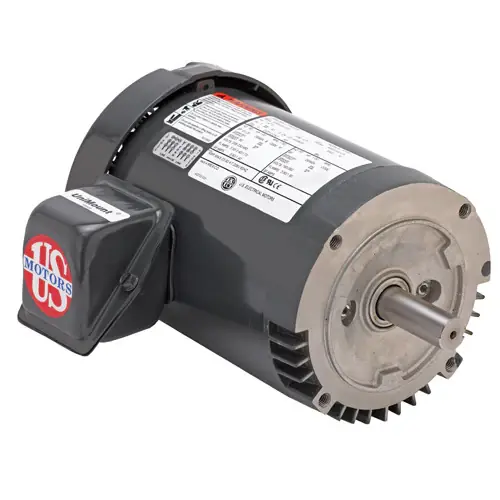 Final Sale US-Nidec T14S3DCR General Purpose Motor 1/4 HP 208-230/460V 1200 RPM Frame 56