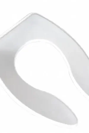 Fast Shipping Jones Stephens C108SSCAM00 Heavy Duty Seat White Check Hinge Elongated Without Cover