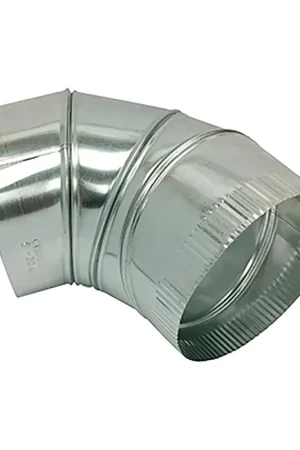 While Supplies Last Mars FLNR050.T Duct Elbow, Adjustable, Round, 90 deg, 3 in, ASTM A653
