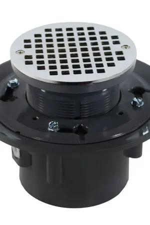 Free Returns Jones Stephens D49147 3 X 4 PVC DRAIN W/6 CP STR (8-1/2)