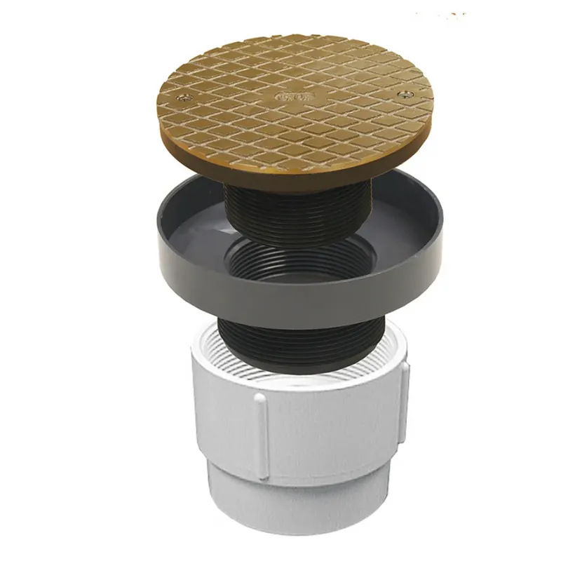 Fan Favorite Jones Stephens D50480 4 PVC OVPF Levelbest Cleanout W/3.5 Spud & 6 NB Cov.