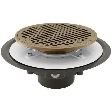 Jones Stephens D53144 3 PVC Heavy Duty Drain with 8 Inch Nickel Bronze Strainer Holiday Sale