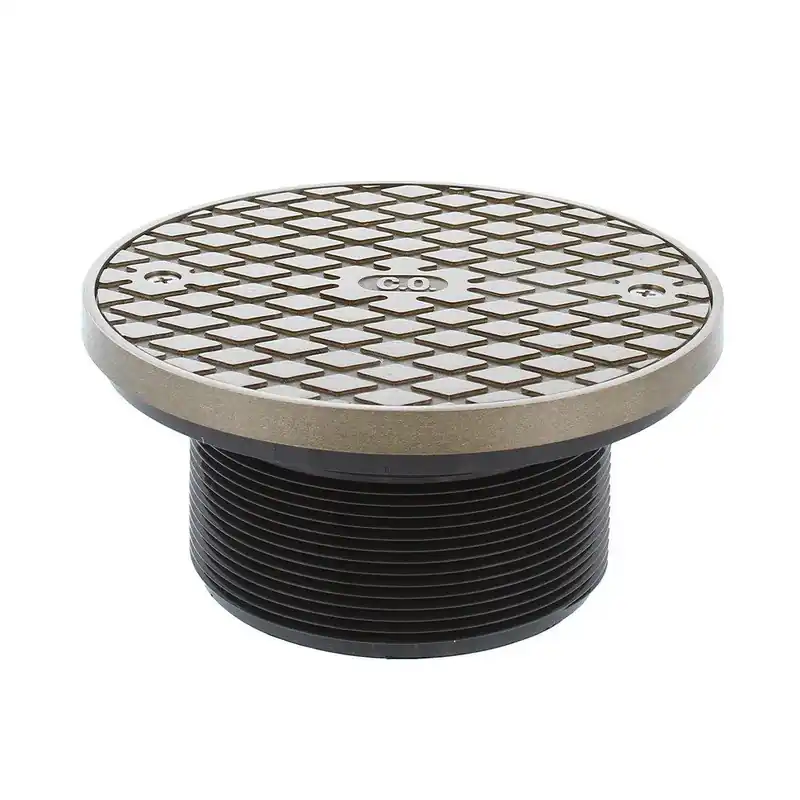 Jones Stephens D59917 4 in. Nickel Bronze Cleanout Cover with Spud 6-1/8 Replacement Markdown