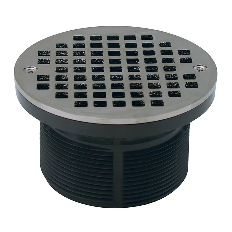 Grab Now Jones Stephens D6084BN 3-1/2 PVC SPUD W/5 ROUND BN STRAINER