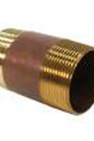 Jones Stephens N31004 3 x 3 in. IPT Red Brass Pipe Nipple Weekend Sale