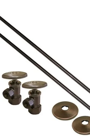 Cheap Jones Stephens S1036WB Angle Lavatory Supply and Stop Kit Old World Bronze