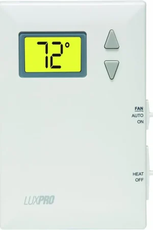 Price Drop Lux PSD010BF Heating Only with Fan Digital Thermostat