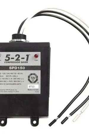 CPS Products SPD150 Surge Protector, Type 2, 100 kA, IP67, 4X, Meets TUV, UL Professional Grade