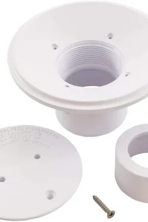 Fast Shipping Pentair 08417-0000 Floor Inlet Fitting with 1-1/2-Inch Slip Bushing, 2-Inch Slip, White
