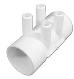 Waterway Plastics 672-4170 2 x 2 x 0.75 in. SB Ports PVC Manifold While Supplies Last