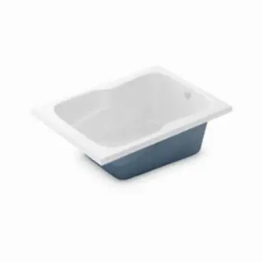 Vogue 72106 141101-000-002 SB-3660 Bathtub With Armrest, Rectangular, 60 in L x 36 in W, End Drain, White High Quality