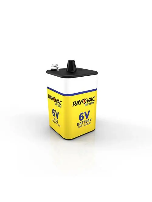 Holiday Sale Rayovac 944C Lantern Battery 6 Volt Spring Terminals Zinc Carbon Heavy Duty
