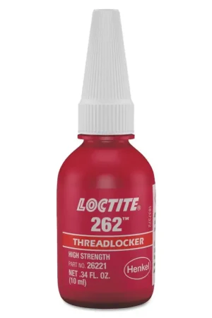 Loctite LOC26221 262™ Thread Sealant - Medium to High Strength 10 ml Bottle Weekend Sale