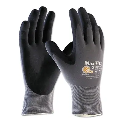 Secure Checkout PIP 34-874/M MaxiFlex Ultimate Nitrile Coated Micro-Foam Grip Gloves Medium