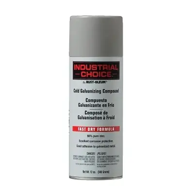 Popular Rust-Oleum 1685830 Industrial Choice 1600 System Galvanizing Compound 16 oz Aerosol Can
