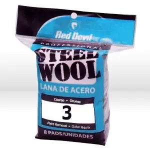 Instant Buy Red Devil 0326 Steel Wool,Coarse #3 Steel Wool,8 Pack