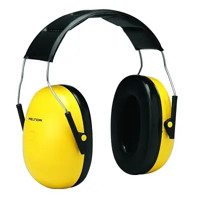 3M 7000009670 PELTOR Optime 98 Earmuff, 25 dB NRR, Yellow, Over-the-Head Top Rated
