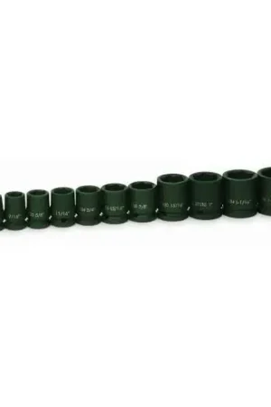 Buy Online Williams 37904 1/2" Drive Standard Impactact Socket Set 6-Pt 14 Pcs