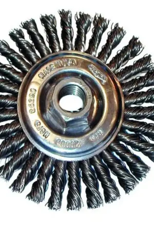 Osborn 26399 High Speed Small Grinder Stringer Bead Wheel Brush Stainless Steel Bristle 20000 RPM 4 Inch Diameter High Quality