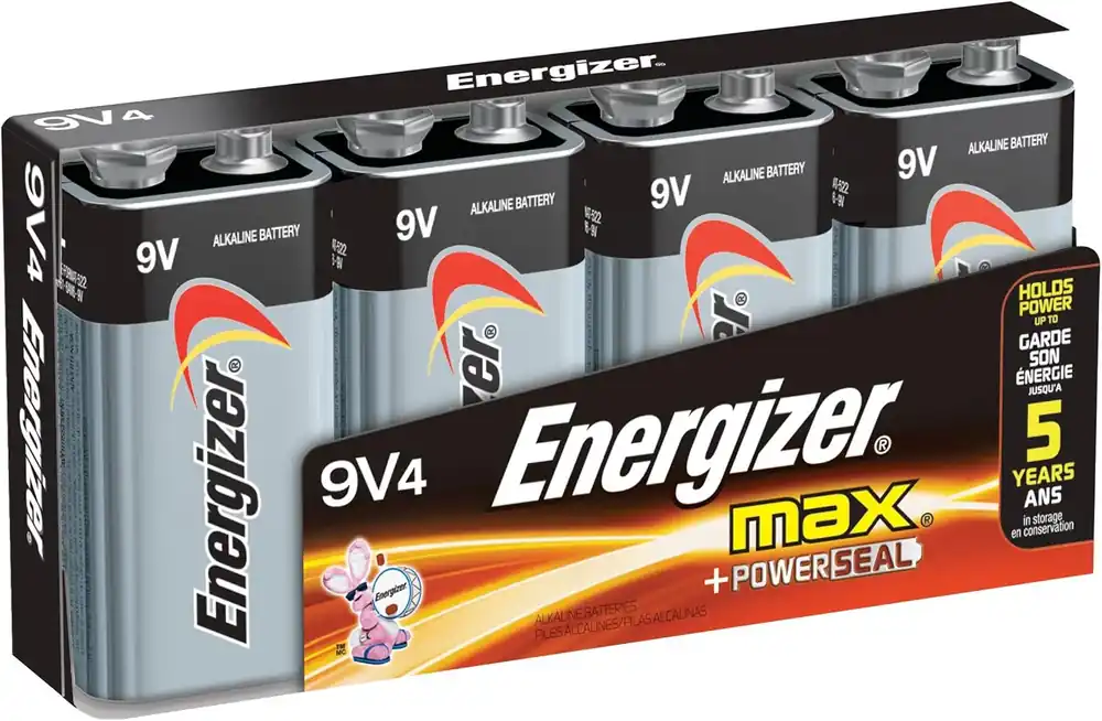 Energizer 522FP-4 Energizer MAX 9V Alkaline Battery 4 Count Weekend Sale