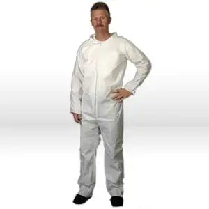 Lakeland CTL412-5XL MicroMax NS Coverall,MicroMax NS Coverall W/zipper,5X-L Luxury