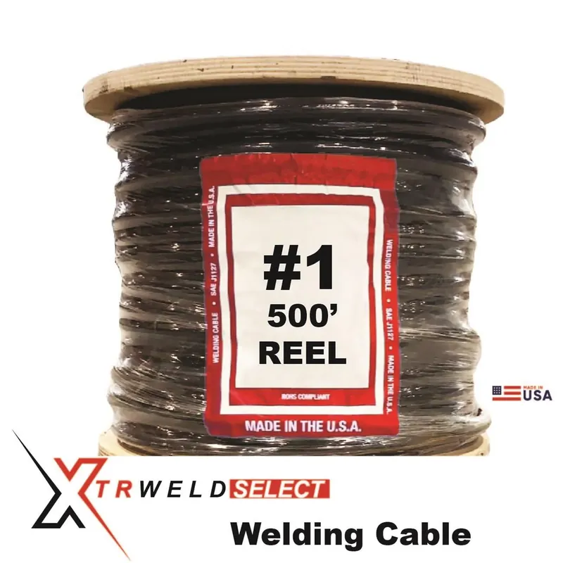 Price Cut XTRweld Select WCSN1B-500 Welding Cable, 600V, #1 AWG, 500'