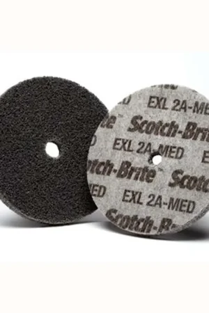 3M 048011155319 Scotch -Brite EXL Unitized Wheel - 3 in x 1/4 in x 1/4 in 2A MED Affordable