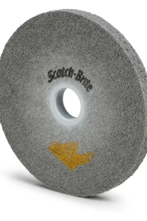 3M 048011649009 General Deburring Wheel - 6 in x 1 in x 1 in 9S FIN Fast Shipping