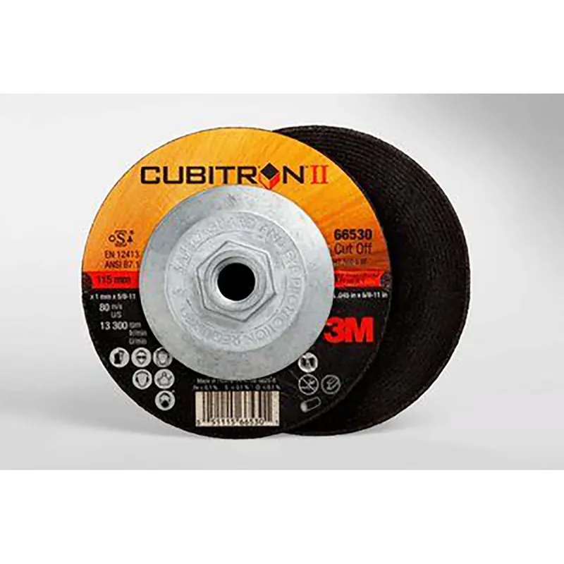 Premium 3M 60410016087 Cubitron II Cut -Off 66530 - T27 4.5in x .045in x 5/8 -11in - 25 per inner - 50 per case