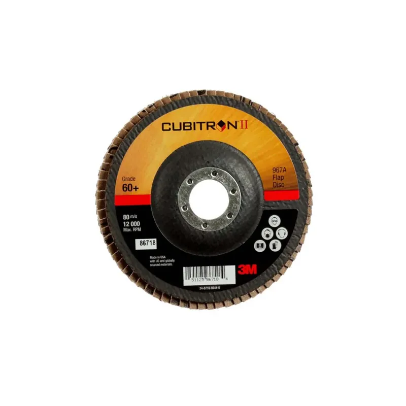 Top Rated 3M 60440295180 Cubitron II Flap Disc 967A - T27 5 in x 7/8 in 60+ Y -weight