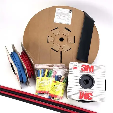 3M 80610752380 Heat Shrink Thin-Wall Tubing FP-301-3/8-Black-100 Best Seller
