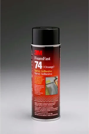 Top Rated 3M 62493549505 Foam Fast 74 Spray Adhesive Orange - Net Wt 16.9 oz