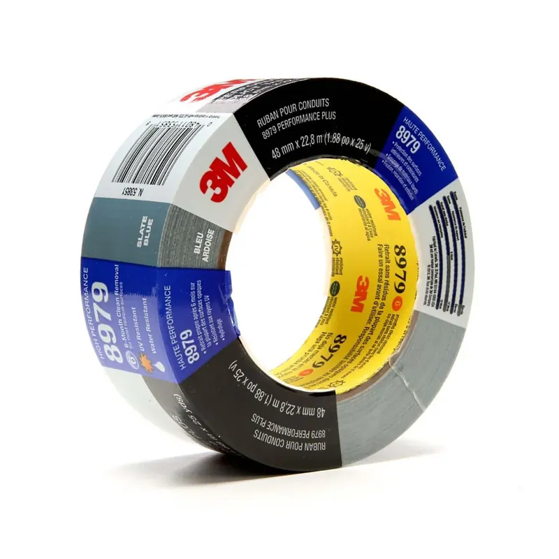 3M 70006412756 Performance Plus Duct Tape 8979 Slate Blue - 48 mm x 22.8 m 12.1 mil - 12 per case - Conveniently Packaged Buy Online