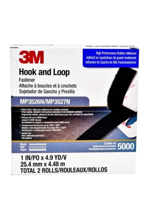 3M 70070969145 Fastener MP3526N/MP3527N Hook and Loop S001 White - 1 in x 4.9 yd 0.15 in Engaged Thickness - 5 per case Time-Limited
