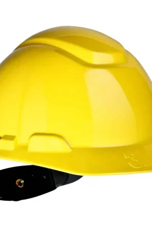 3M H-702R Hard Hat H -702R - Yellow 4 -Point Ratchet Suspension - Reduced Price