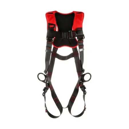 3M Protecta 1161437 Full Body Harness Vest Style Medium/Large Polyester Black Get Yours