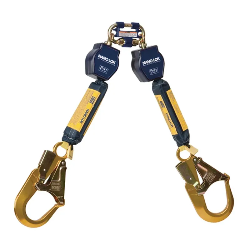 DBI-SALA 3101277 Nano -Lok Twin -Leg Quick Connect Self Retracting Lifeline - Web Budget