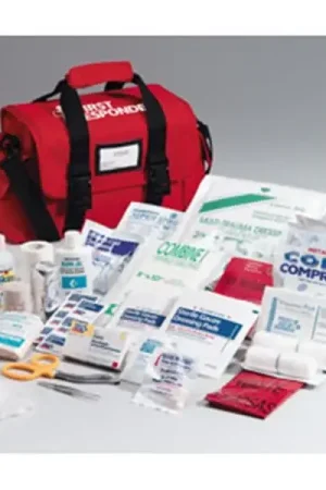 First Aid Only 520FR First Responder Kit, 100 Denier Cordura Bag, 150 Pieces Best Choice