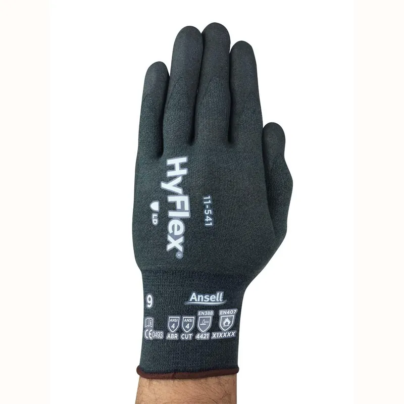 Ansell 11-541-7 HyFlex 18G Kevlar/Stainless Steel/Nylon Liner Cut-Resistant Gloves Size 7 Same Day Shipping