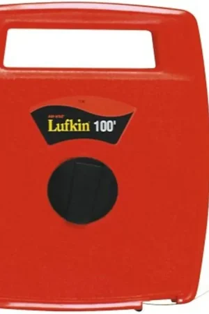 Fan Favorite Lufkin 706L Hi-Viz Orange Linear Fiberglass Tape Measure 100 Feet